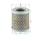 Fülkeszűrő MANN-FILTER C754 - Deutz-Fahr