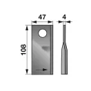 Set lame cositoare stânga JF-Stoll 108 x 47 x 4 mm (25 buc.)