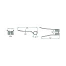 Rendterítő fog PZ 525PZ191 (336 mm x 111 mm)