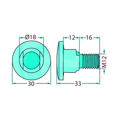 Kaszapenge csavar készlet Agram 56115800 + 80201262 (25 db)