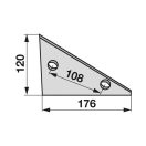 Ekenád csúcs készlet Vogel & Noot 56020024004 (jobb és bal)
