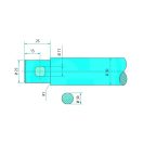 Homlokrakodó tüske Manip 43008000000 - 800 mm