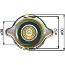 Hűtősapka Ford 750370N, 162000530701, 87712918, 81747955