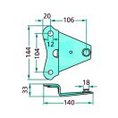 Kaszapenge tartó Niemeyer 570430, 570440, 570428
