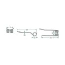 Rendterítő fog Kuhn 525PZ224 (378 mm x 111 mm)