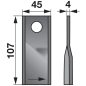Kaszapenge készlet bal New Holland 107 x 45 x 4 mm (25 db)