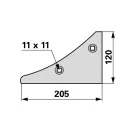Ekenád csúcs Lemken 560173401900 (jobb)