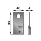 Set lame cositoare stânga JF-Stoll 98 x 48 x 4 mm (25 buc.)