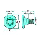 Kaszapenge csavar készlet Claas 9523462, 9515380, 0009523462, 0009515380 (25 db)