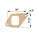 Szívótorok tömítés Steyr 504092110, 98400791
