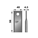 Kaszapenge készlet bal Niemeyer 98 x 40 x 4,3 mm (25 db)