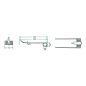 Rendfelszedő fog Deutz-Fahr 52506263417 (205 mm x 72 mm)