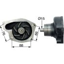 Vízszivattyú Merlo 41312066, 41312147, 41312459, 748095M91