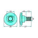 Kaszapenge csavar Kuhn 56150100 + 80201062