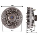 Viszkokuplung Steyr AM-20003109-M, 162000060018