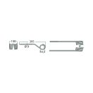 Rendterítő fog Fontanesi 525525119 (395 mm x 100 mm)