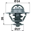 Termosztát Case IH 98463637