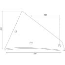 Kormánylemez előtét készlet BBG-Fortschritt 560169210088 (jobb)
