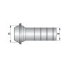 Olasz csatlakozó V-elem tömlőcsonkkal 6" - 133 mm tömlőhöz