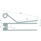 Rendsodró fog Angeloni 525525132 (620 mm x 110 mm)