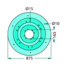 Kaszatányér Vicon TT-021