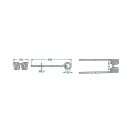 Rendterítő fog készlet Kuhn 52557609000 (394 mm x 110 mm - 10 db)