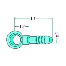 Gyűrűs csatlakozó - M12 x 7.5 mm (10 db)