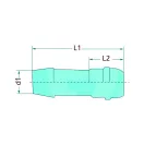 Tömlőcsatlakozó - M12 x 1.5 hollandi anyához R1/4" (10 db)