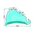 Rakodókocsi kés Strautmann 52541017502F