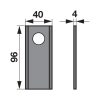 Kaszapenge készlet Fella 5259492400 (96 mm x 40 mm - 25 db)