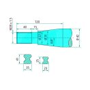 Homlokrakodó tüske Kverneland 43012002800 - 1200 mm