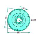 Kaszatányér Deutz-Fahr 06588889, 6588889