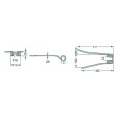 Rendterítő fog Kuhn 525PZ111 (375 mm x 113 mm)