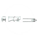 Rendsodró fog Deutz-Fahr 52516502731 (567 mm x 95 mm)