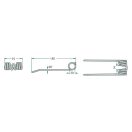 Rendfelszedő fog New Holland 525612608F (185 mm x 75 mm)