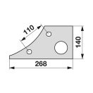 Ekenád csúcs Vogel & Noot 56046000036 (jobb)