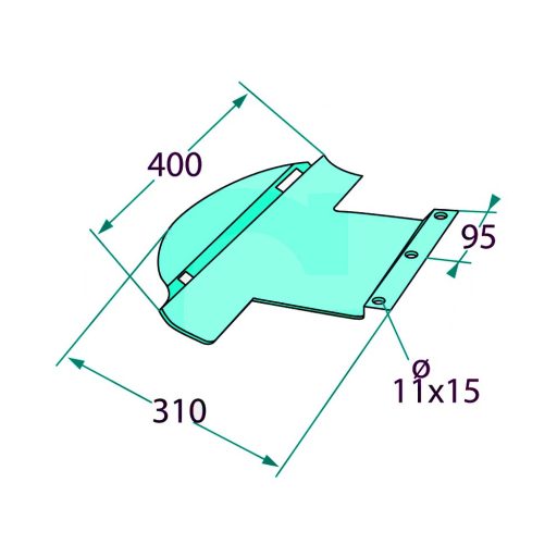 Csúszótalp Fella 13860809, 138608, 131022, 130717, 425599