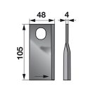 Kaszapenge készlet bal Taarup 105 x 48 x 4 mm (25 db)