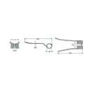 Rendterítő fog Kuhn 525PZ191 (336 mm x 111 mm)