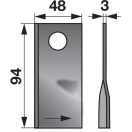 Kaszapenge készlet bal Fella 94 x 48 x 3 mm (25 db)