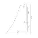 Kormánylemez előtét készlet Krone 560159594070 (jobb)
