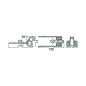 Rendterítő fog Landsberg 525FH07052 (190 mm x 72 mm)