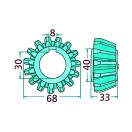 Kúpfogaskerék PZ 64706564900F