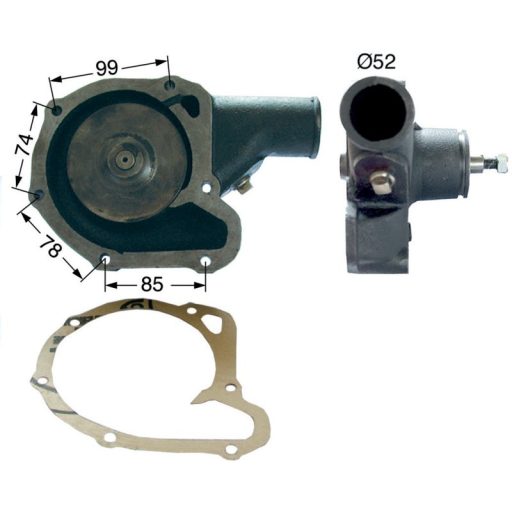 Vízszivattyú Landini 41313045, U5MW0111