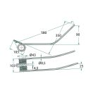 Rendsodró fog Morra 525525155 (580 mm x 103 mm)