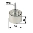 Feszítőgörgő Steyr 504088269, 87300115