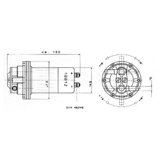 Elektromos üzemanyag szivattyú 12 V HARDI Automotive 13312 (60 LE-ig)