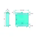 Hűtő Case IH 3131579R91, 787141R92