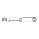 Rendfelszedő fog Claas 5258214211 (190 mm x 74 mm)