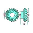 Kúpfogaskerék Deutz-Fahr ET-22